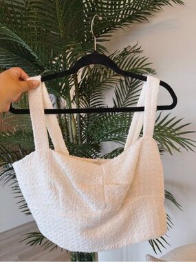 A Loves A Tweed Crop Top